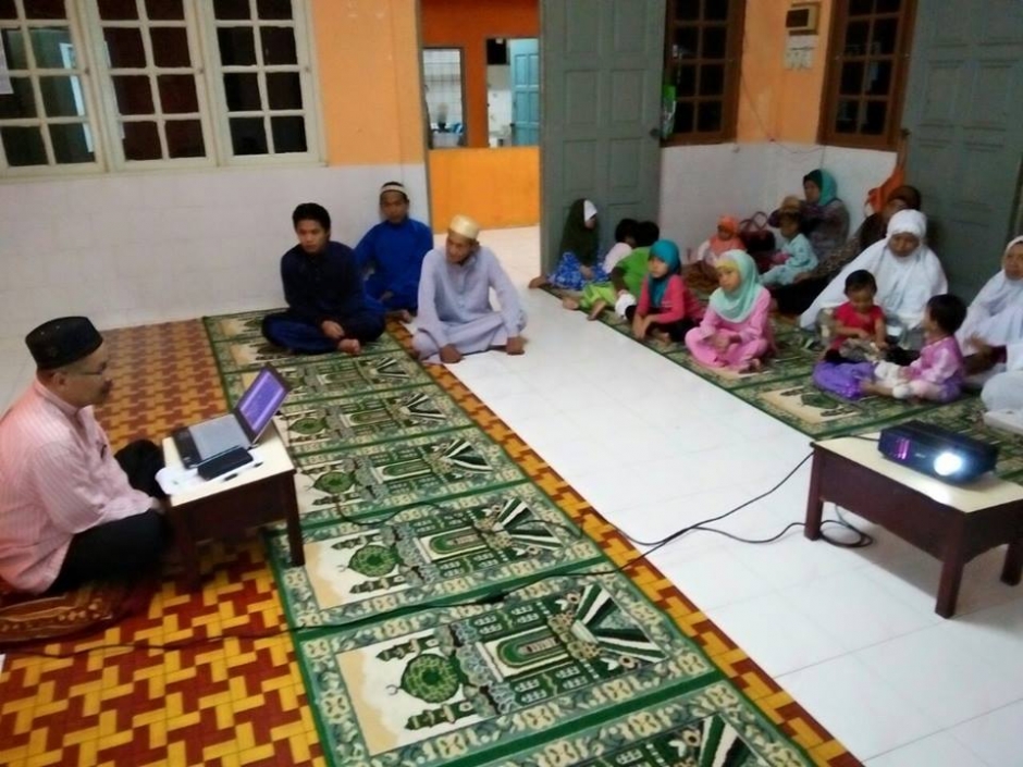 CERAMAH DI SURAU DARUL FALAH, BAU, KUCHING : TABUNG 